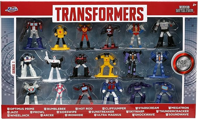 Figuras Nano Transformers Set de 18 3a+