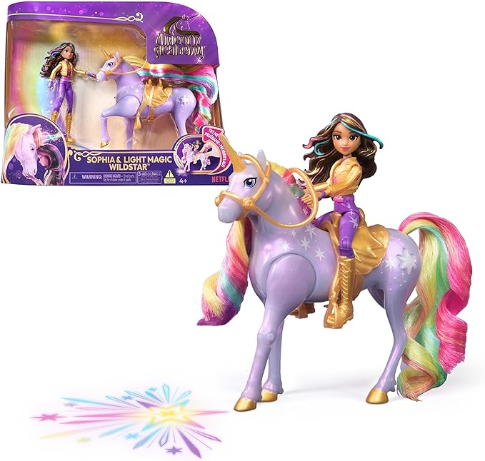 Muñeca de Unicorn Academy Sophia y Wildstar 4a+
