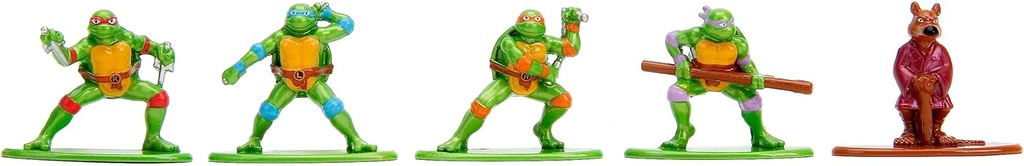 Figuras Nano Nickelodeon Tortugas Ninja Set de 18 / 3a+