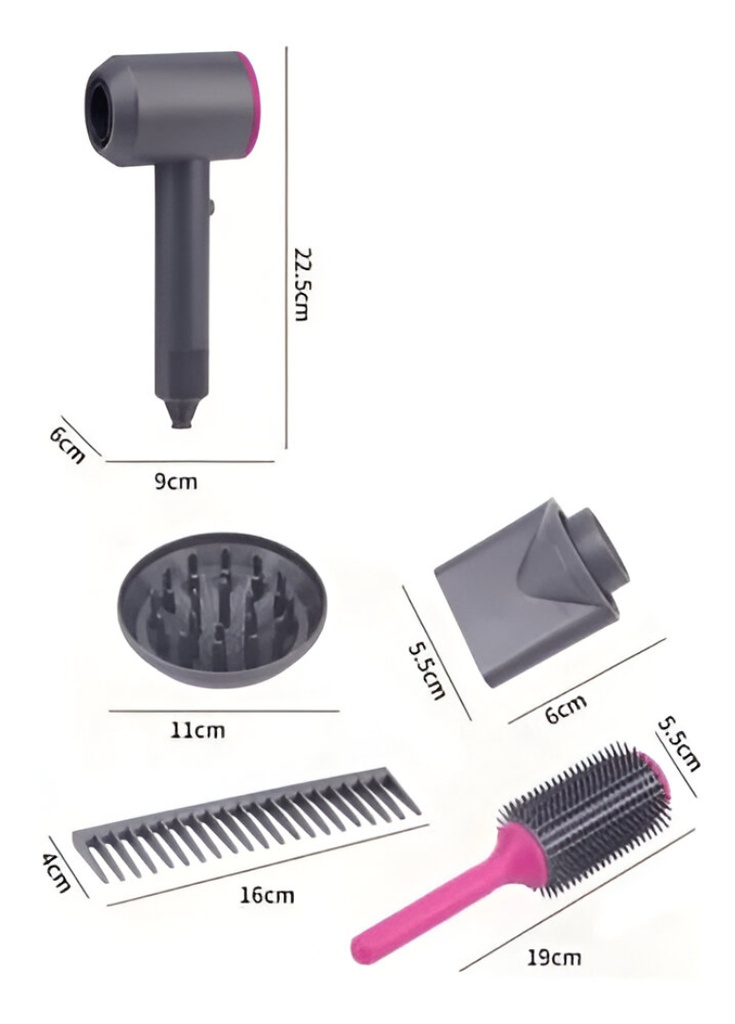 Set de Belleza Secadora de Cabello 3a+(454056)