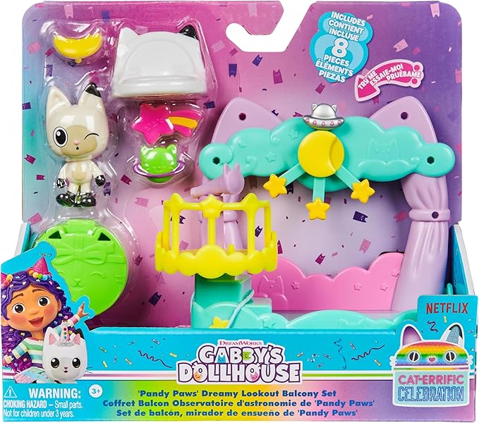 Set de Balcón Figuras de la Casa de Muñecas de Gabby's  3a+/ Surtido 3 -  Se venden por separado