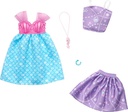 Vestidos de Muñecas Barbie Set/2 Displ/8 Surt4 3a+ (GWC32)