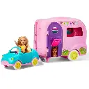 Barbie Club de Chelsea Carro y Camper 3a+