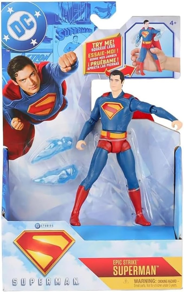 Figuras DC Comics Super Man Surt/3 4a+