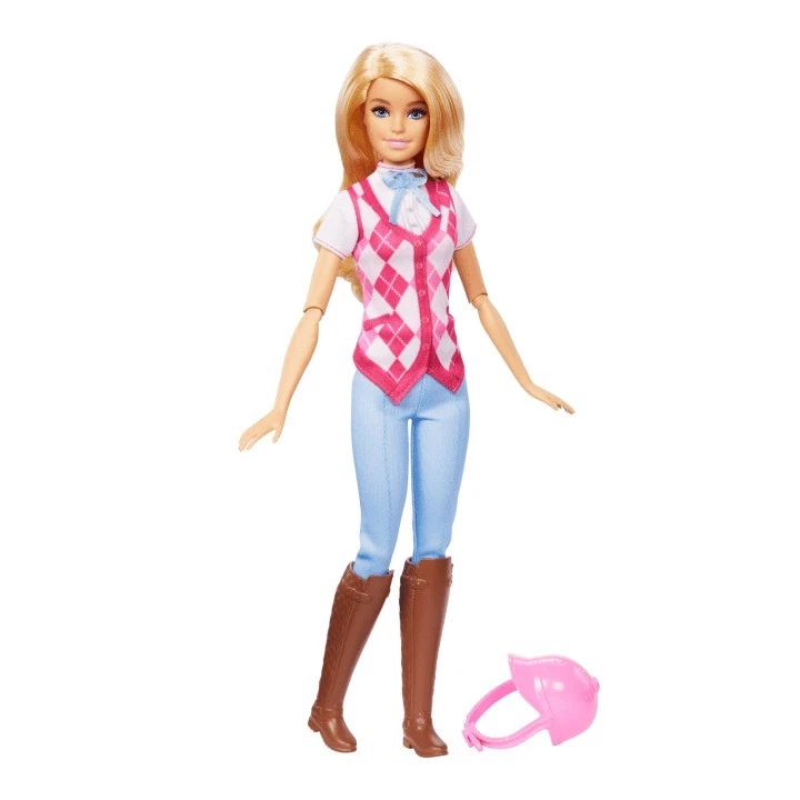 Muñeca Barbie Malibu Equitación 3a+