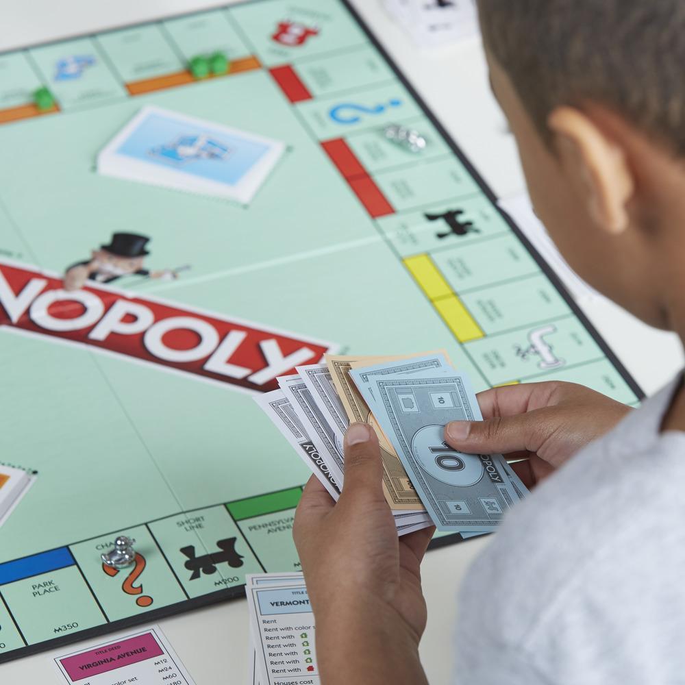 Hasbro Games - Juego de Mesa Monopoly Clásico Nuevos Tokens 8a+