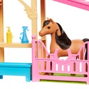 Muñeca Barbie Renee Set de Cuidado de Caballito 3a+