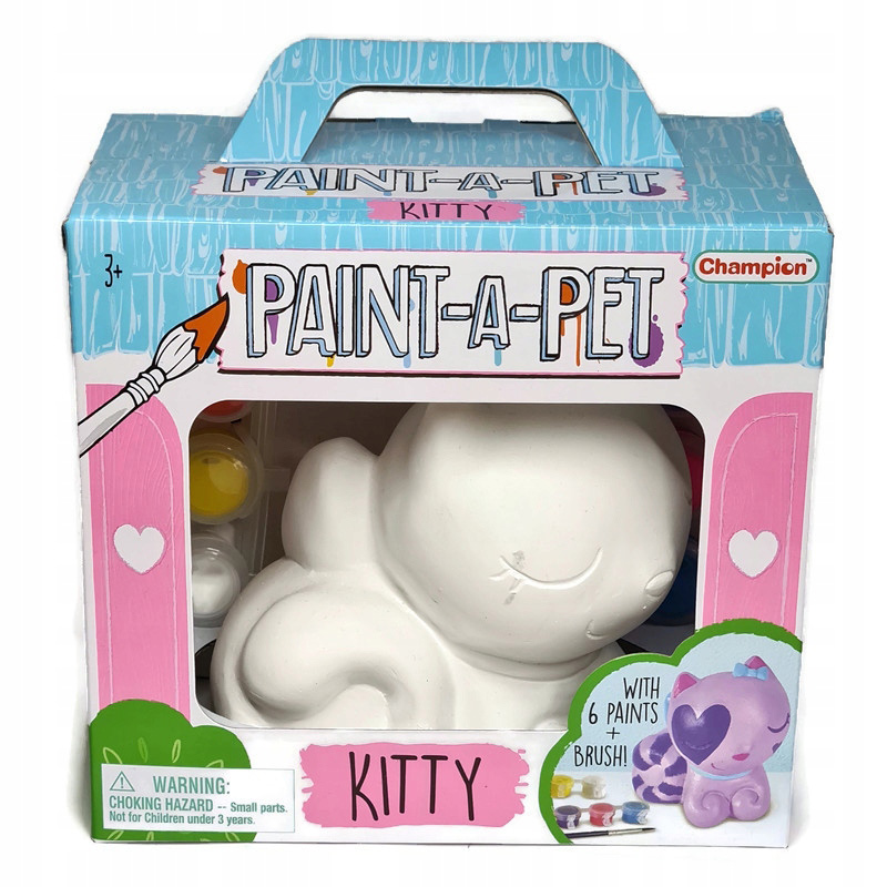 Gato de Yeso para Pintar Kitty 3a+