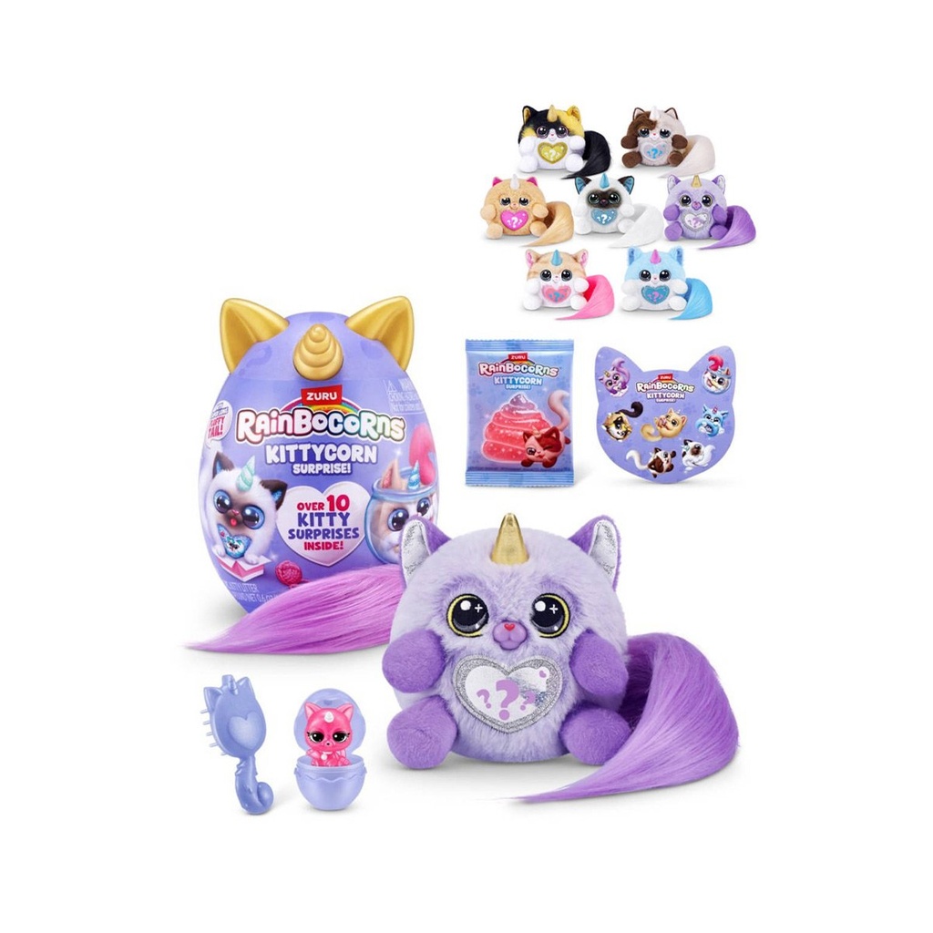 Huevo Rainbocorns KittyCorn Sorpresa  3a+ ( Se venden por separado )
