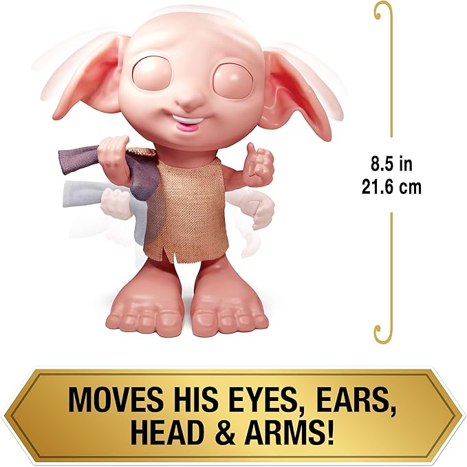 Muñeco Interactivo Harry Potter Dobby Magico 35 Sonidos y Frases 6a+