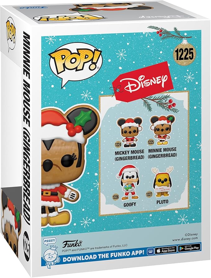 Figura Funko Pop! Disney (1225) Minnie Mouse (Gingerbread) 3a+