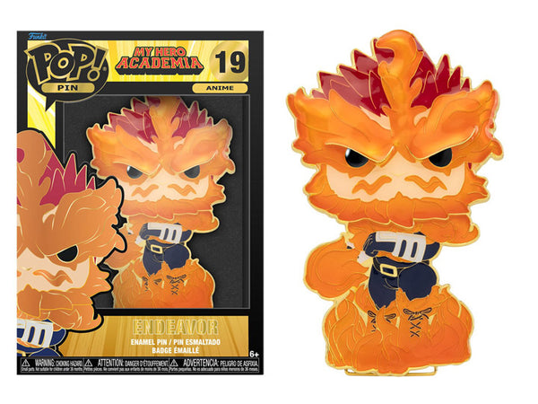 Figura 2D Funko Pop! Pin (19) My Hero Academia Endeavor 6a+