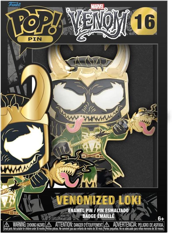 Figura 2D Funko Pop! Pin (16) Loki Venomizado 6a+