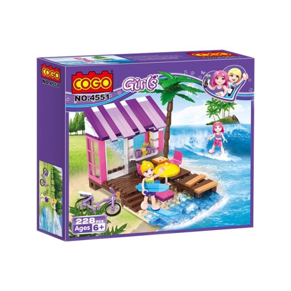 Campamento Chica Surfista Armable 228pzs 6a+