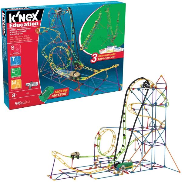 Montaña Rusa K´nex Construye y Aprende 3en1 8a+