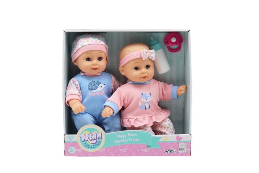 Bebés Gemelos Felices Set de 2 / 2a+