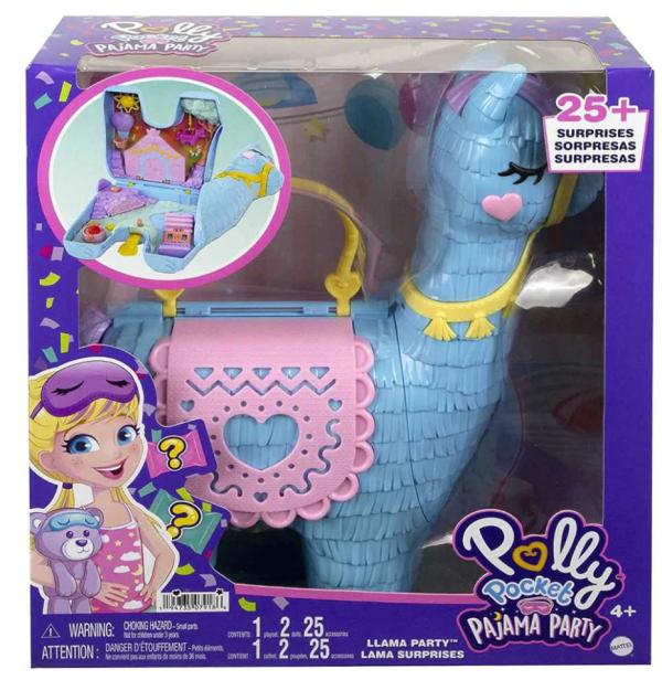 Polly Pocket Pijama Party Llama Sorpresas 4a+