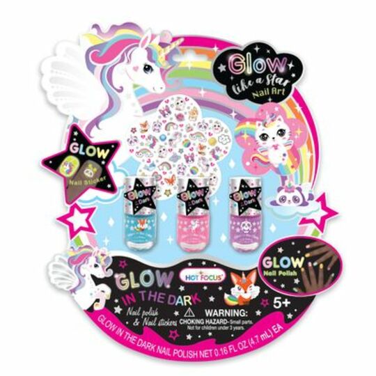 Juego de Esmaltes Brilla en la Oscuridad 5a+