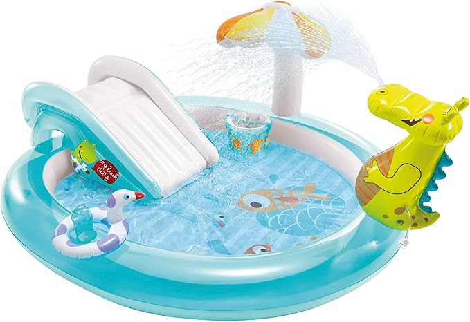 Centro de Juegos Inflable Cocodrilo 2.01m x 1.70m x 84cm