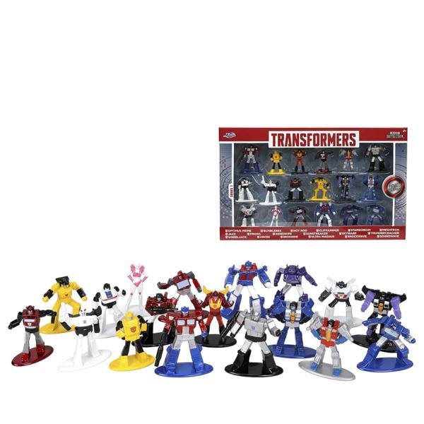 Set de 18 Figuras Transformers Nano Metalicas 3a+