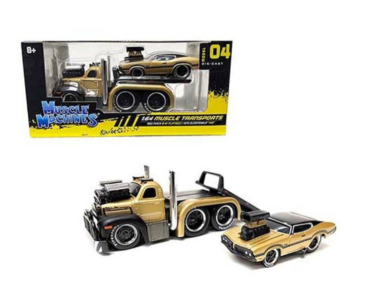 Carro Escala 1:64 Transportador Muscular / Surtido de 3 ( Se venden por separado) 8a+