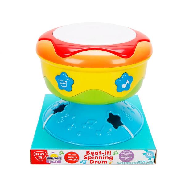 Tambor Giratorio con Ritmos Divertidos 12m+