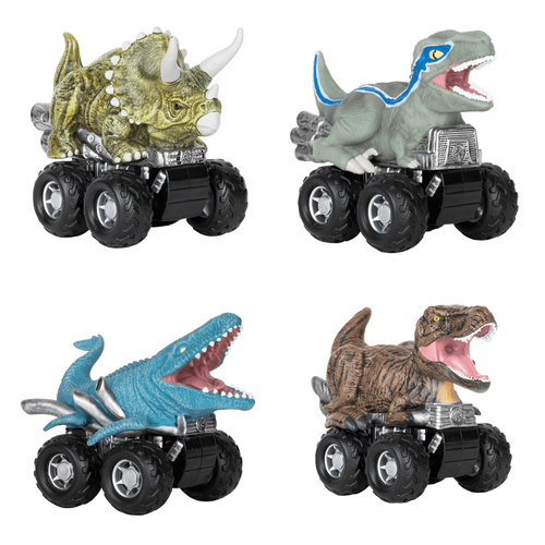 Dino Vehículos Jurassic World Zoom Riders Surt/6 3a+