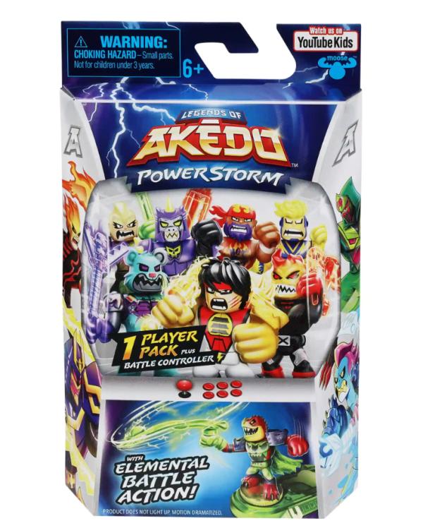 Figura Akedo Power Storn  Coleccionables  Sorpresa Displ/8 6a+