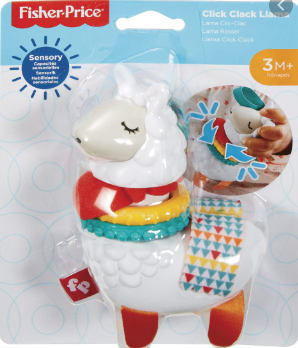 Fisher Price /  Llama ClickClack 3m+