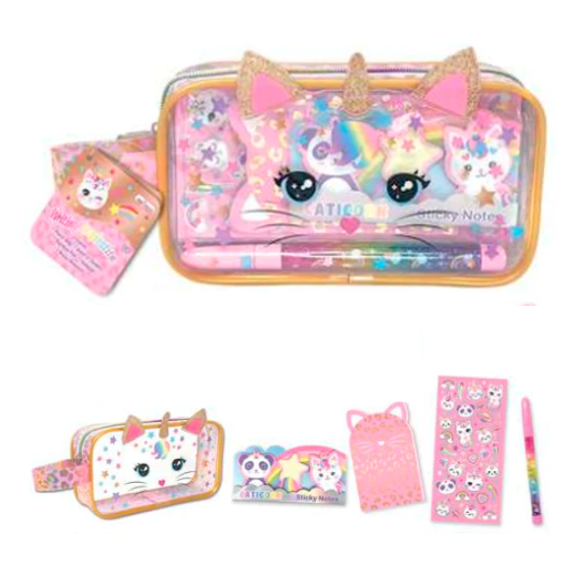 Cartuchera con Diario de Gaticornio 5a+