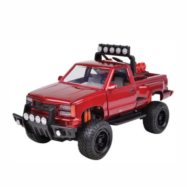 Carro 1:24 1992 GMC Sierra GT Pickup Rojo 3a+