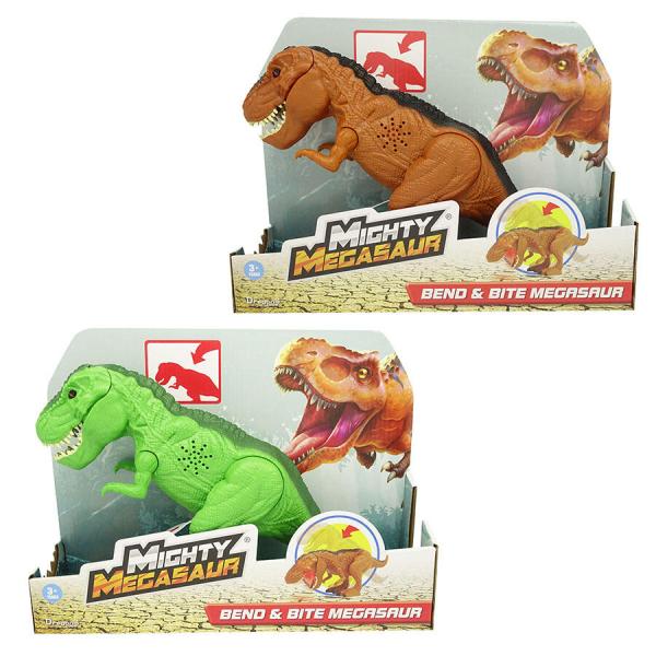 Dinosaurio Mighty Megasaur Dobla y Muerde Surtido de 2( Se venden por Separado ) 3a+