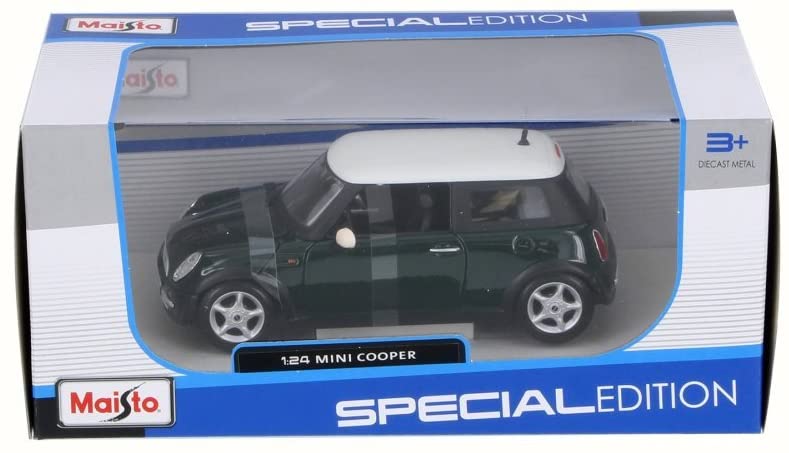 Carro Mini Cooper Verde Metálico Esc:1:24 3a+(312192)