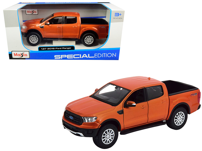 Carro 1:24 2019 Ford Ranger Naranja Metálico 3a+ (315216)