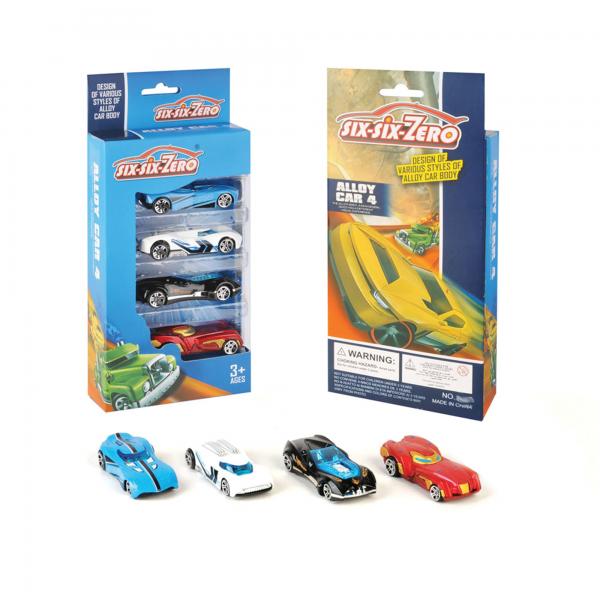 Carros Six-Six-Zero Set de 4 3a+ (440578)