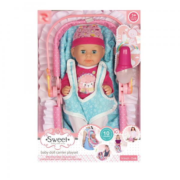 Bebé con Portabebé 10sonidos 3a+(440561)