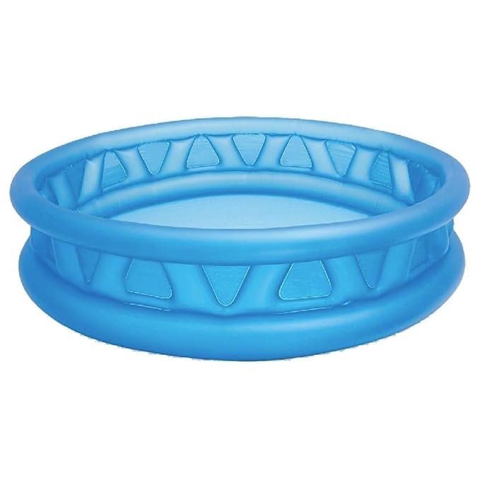 Piscina Inflable Azul d/2 Anillos 188x46cm 3a+