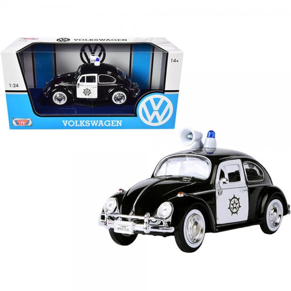 Carro 1:24 Volkswagen Beettle Policia 14a+