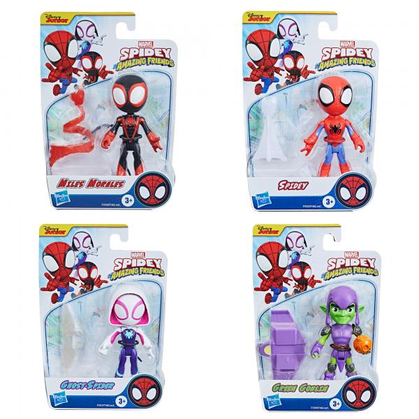 Figura Spidey Amazing Friends en Blister 3a+ / Surtido de 4 / Se venden por Separado