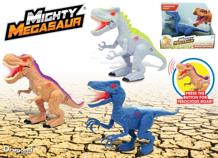 Dinosaurio Rugido Feroz Luz y Sonidos Surtido de 3 ( Se venden por separado ) 3a+