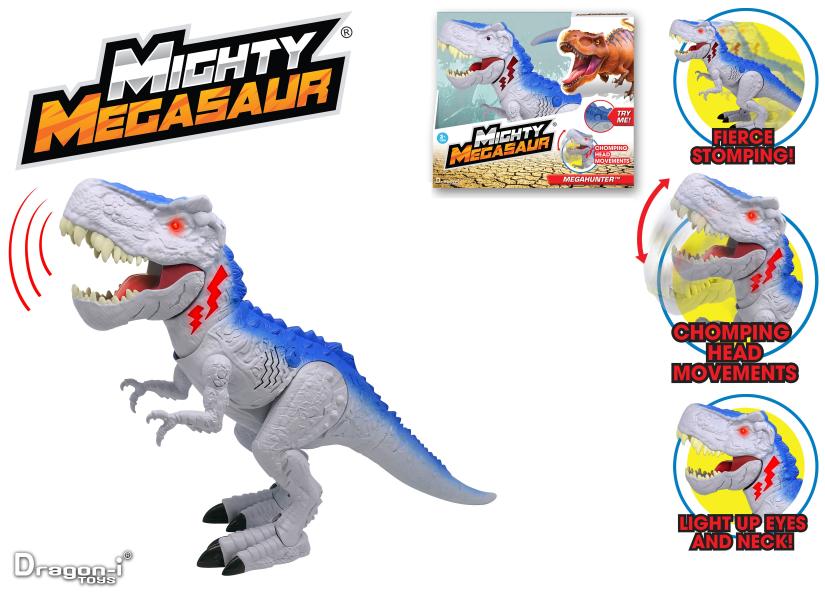 Dinosaurio Megahunter TRex con Luz y Sonidos Surtido de 2 ( Se venden por Separado) 3a+
