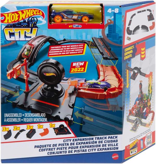 Hot Wheels -  City Expansion de Pista de Ciudad 4a+