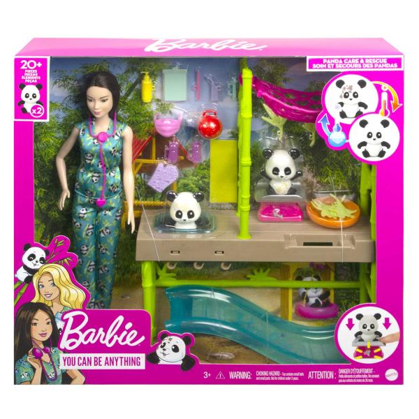 Muñeca Barbie Rescate de Pandas 3a+