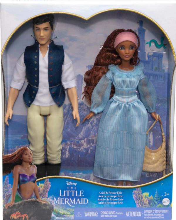 Muñecos Disney La Sirenita( Ariel y el Principe Erikc )3a+