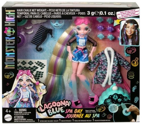 Muñeca Monster High con Set de Juegos 4a+ Lagoona Blue