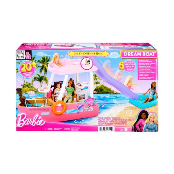 Barco del Sueño de Barbie C/ Areas de Juego 20Pzs 3a+