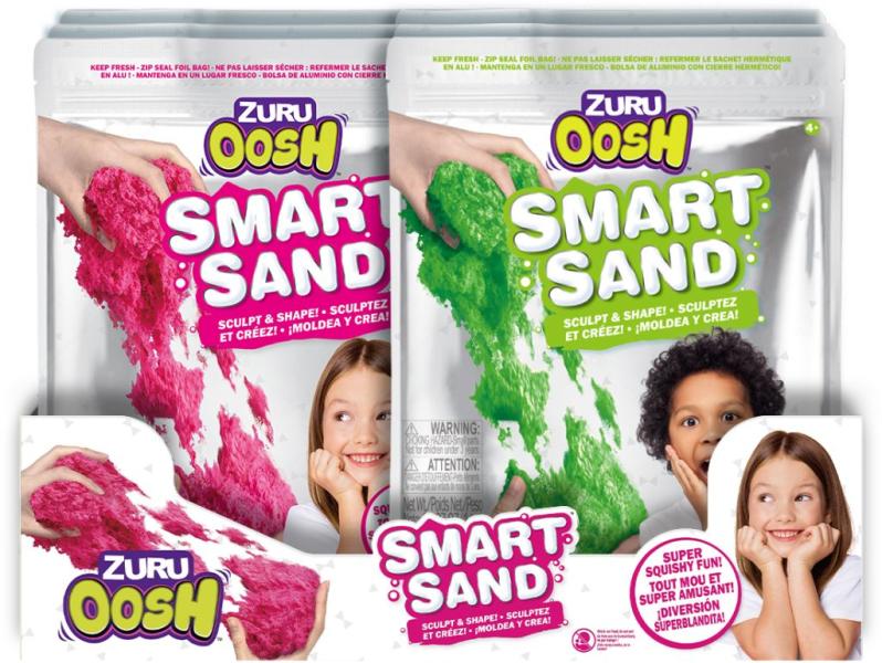 Arena Moldeable en Bolsa Oosh Smart Sand 1KG 4a+ ( Surtido de 4 Se venden por Separado )