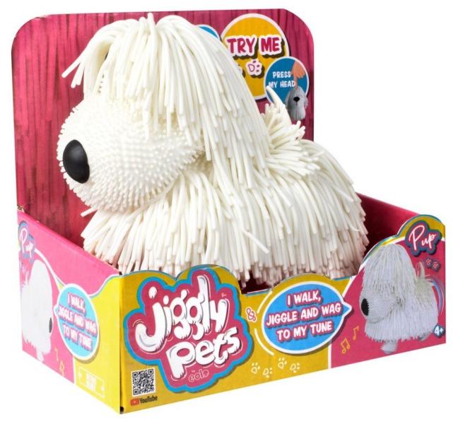 Mascota Jiggly Pup Camina y Sonido 4a+ Blanco