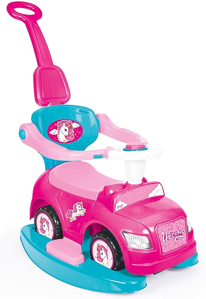 Carro Montable 4en1 Unicornio Rosado 12m+