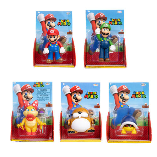 Figuras Nintendo Super Mario Bross Displ/14 Surtido 3a+